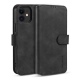 Θήκη iPhone 12 mini DG.MING Retro Style Wallet Leather Case-Black