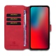 Θήκη iPhone 12 mini DG.MING Retro Style Wallet Leather Case-Red