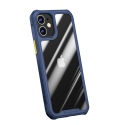 Θήκη iPhone 12/12 Pro IPAKY Shock-Resistant Clear PC+TPU-blue