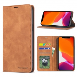 Θήκη iPhone 12/12 Pro FORWENW Wallet leather stand Case-brown