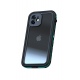 Θήκη αδιάβροχη iPhone 12 6.1" Waterproof Covering Clear Back case Redpepper-Cyan