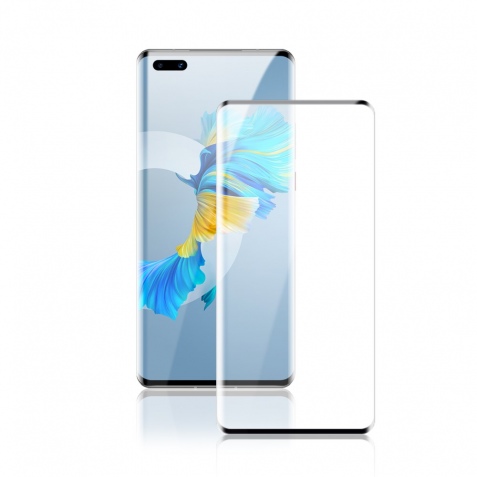 Full Face Tempered Glass AMORUS for Huawei Mate 40 Pro-black
